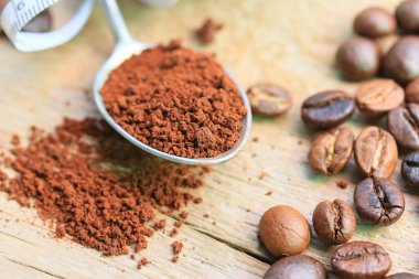 kahve anlık ve fasulye