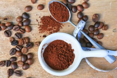 kahve anlık ve fasulye