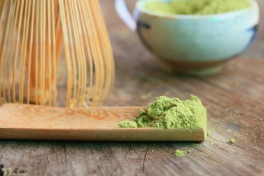 Kibrit yeşil çay tozu