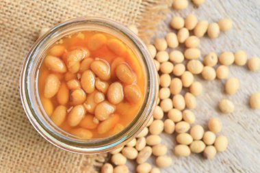 yığın tuzlu soya fasulyesi