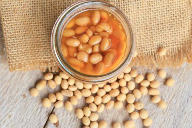 yığın tuzlu soya fasulyesi