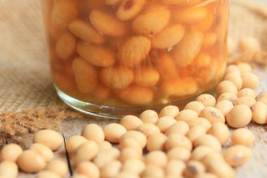 yığın tuzlu soya fasulyesi