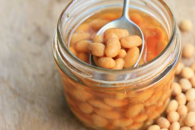 yığın tuzlu soya fasulyesi