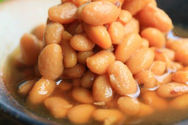 yığın tuzlu soya fasulyesi