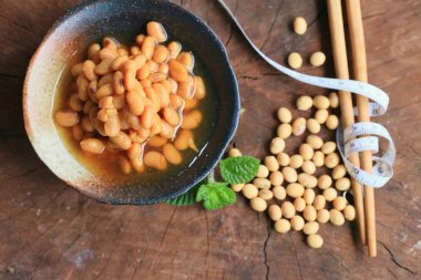 yığın tuzlu soya fasulyesi