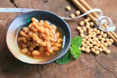 yığın tuzlu soya fasulyesi