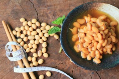 yığın tuzlu soya fasulyesi