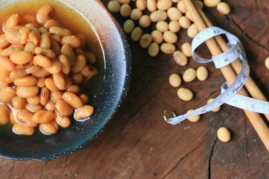 yığın tuzlu soya fasulyesi