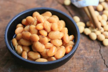 yığın tuzlu soya fasulyesi