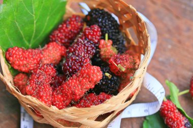 taze organik dut meyve