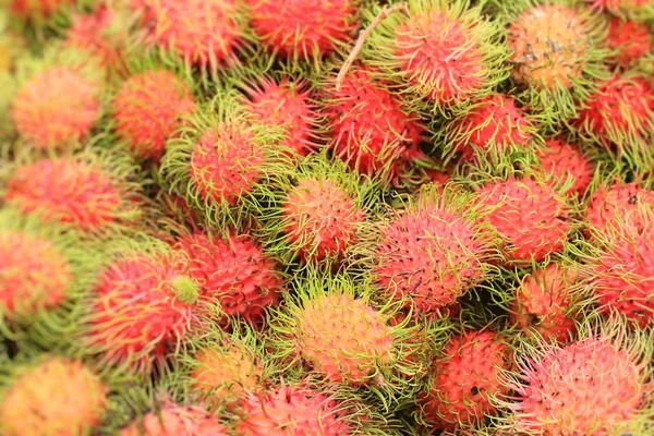 stock image rambutan at the market