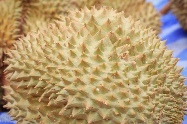 Durian op de markt — Stockfoto