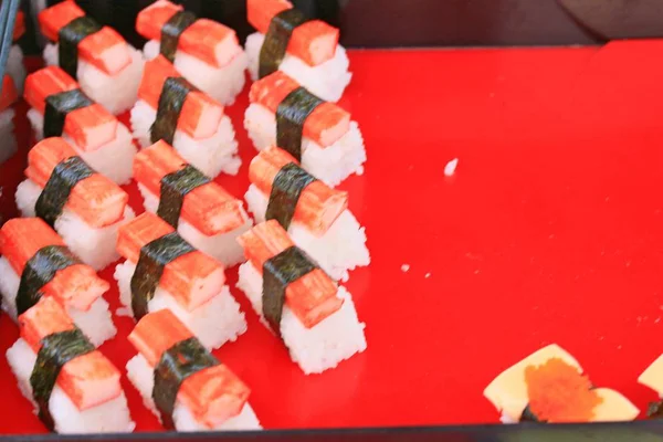Sushi at the market — Stock Photo, Image