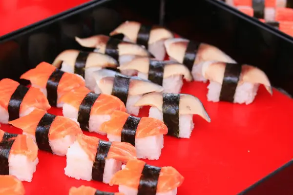 Sushi na rynku — Zdjęcie stockowe