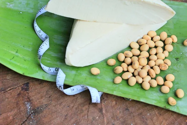 Tofu és a szója bab — Stock Fotó