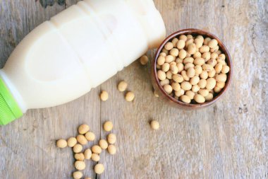 Soya sütü soya ile