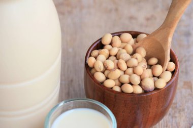 Soya sütü soya ile