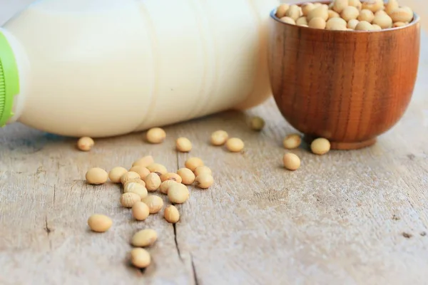 soy milk with soybean