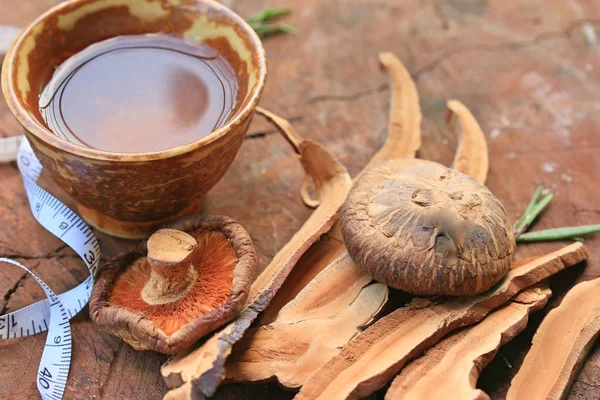 Ganoderma Lucidium sıcak çay — Stok fotoğraf
