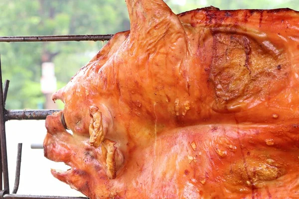 Sabroso asado lechón asado —  Fotos de Stock