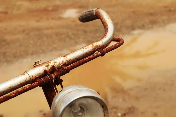 Vintage cykel i park — Stockfoto