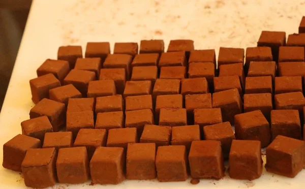 Hacer chocolate dulce — Foto de Stock