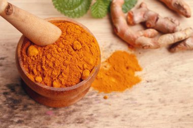 Zerdeçal tozu ile taze