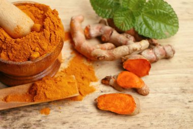 Zerdeçal tozu ile taze