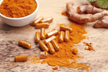 Toz zerdeçal kapsül