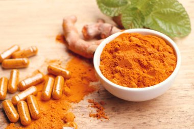 Toz zerdeçal kapsül