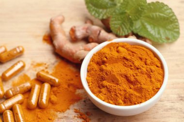 Toz zerdeçal kapsül