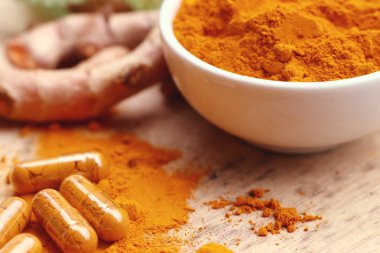 Toz zerdeçal kapsül