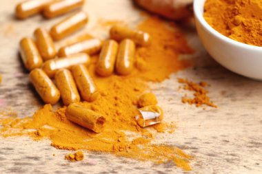 Toz zerdeçal kapsül