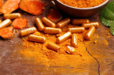 Toz zerdeçal kapsül