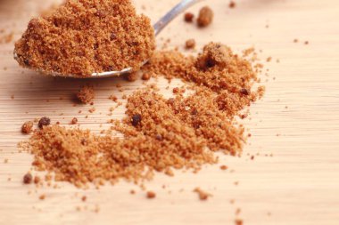 tatlı organik kahverengi şeker