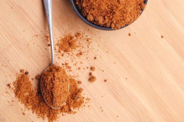 tatlı organik kahverengi şeker