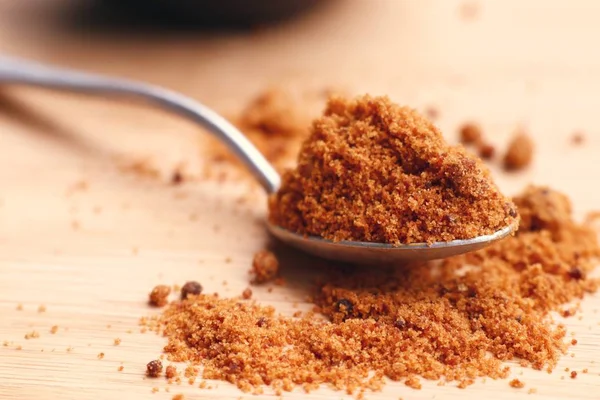 tatlı organik kahverengi şeker