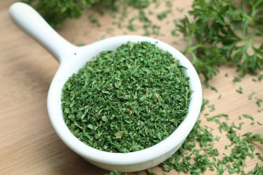 Kuru ot maydanoz yaprakları