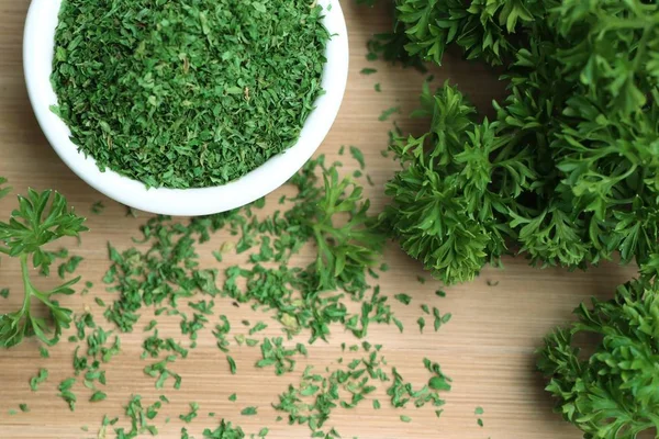 Dried herb parsley leaves — Stock Photo, Image