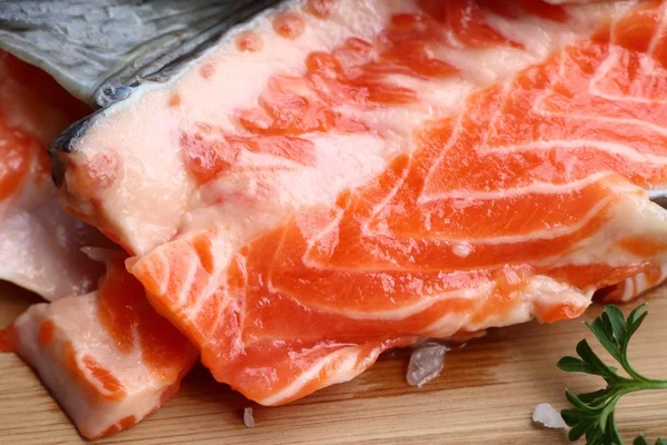 Crudo fresco de salmón — Foto de Stock