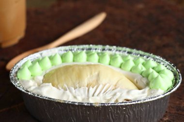 lezzetli taze durian kek