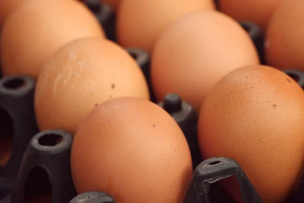 Eggs at the market — Stock Photo, Image