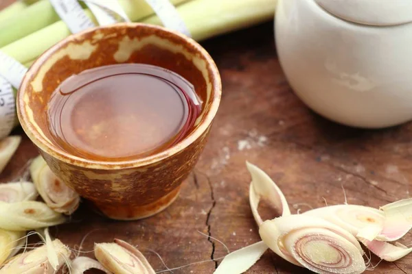 Lemon grass tea with fresh — Stock Photo, Image