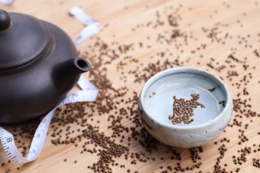 Perilla frutescens tohum çay ile