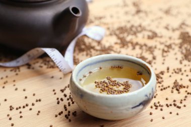 Perilla frutescens tohum çay ile