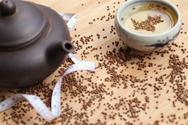 Perilla frutescens tohum çay ile