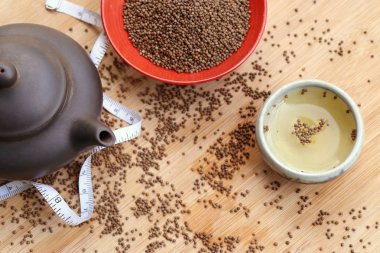 Perilla frutescens tohum çay ile