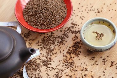 Perilla frutescens tohum çay ile