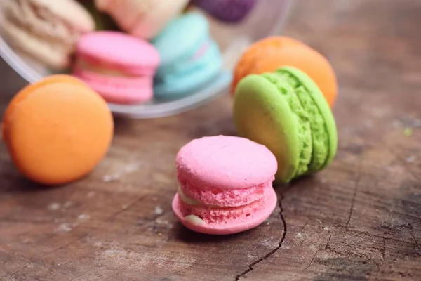 Macaroon doce cor pastel — Fotografia de Stock