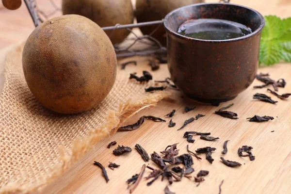 Lo han guo with drink — Stock Photo, Image